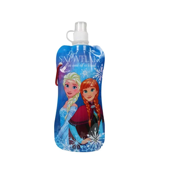 Kids' Foldable Water Bottle – Frozen & Avengers Edition