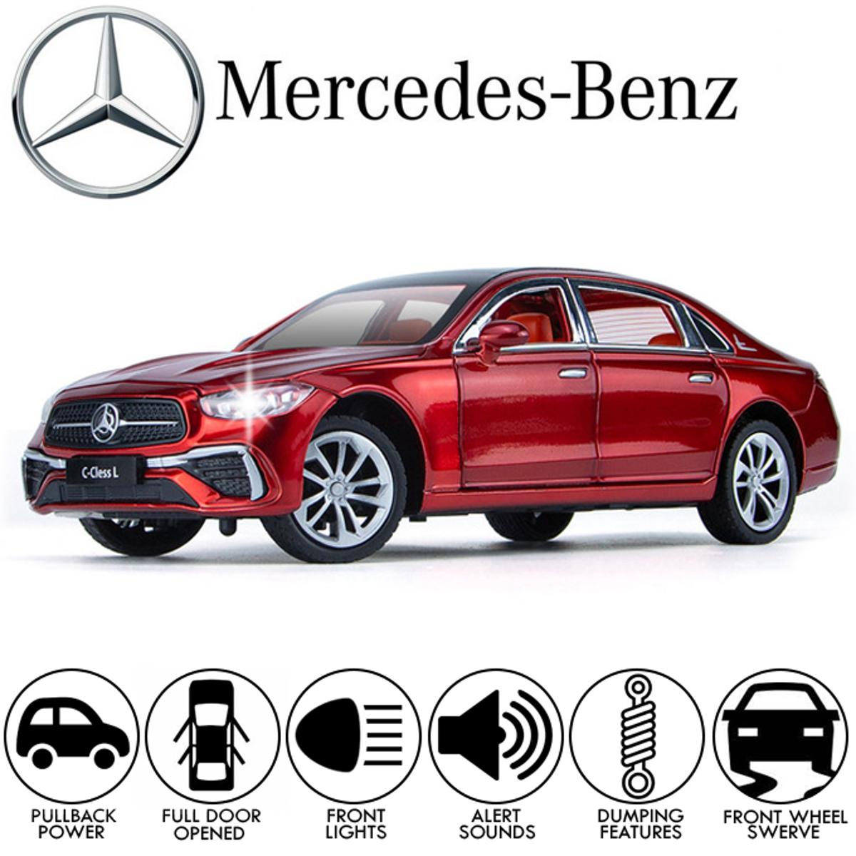 Die-Cast Luxury Remote Control Sedan – Realistic Lights, Sounds, and Smoke Effects