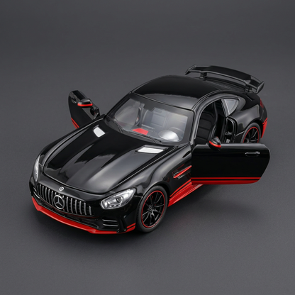Mercedes-AMG GT Black & Red Die-Cast Model | Happy Gift