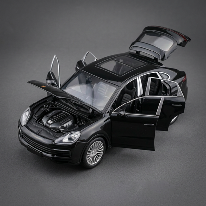 Porsche Cayenne Black Die-Cast SUV Model | Happy Gift