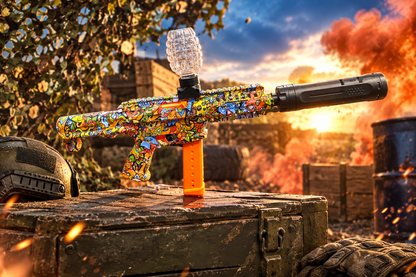 AR P9 Tactical Graffiti Gel Ball Blaster - Automatic & Manual Set/HAPPYGIFT