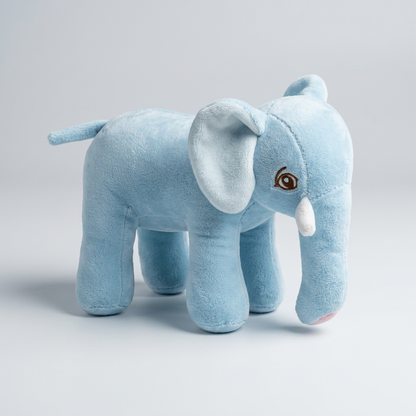 25 CM Light Blue Elephant Plush Soft Toy Gift | Happy Gift