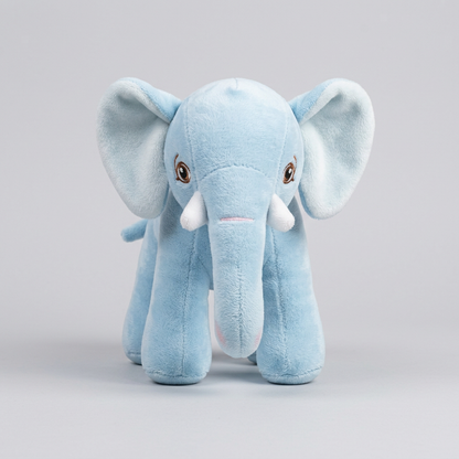 25 CM Light Blue Elephant Plush Soft Toy Gift | Happy Gift