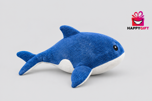 50CM  Blue Sea Animal Plush Toy – Sparkly Stuffed Toy | Happy Gift