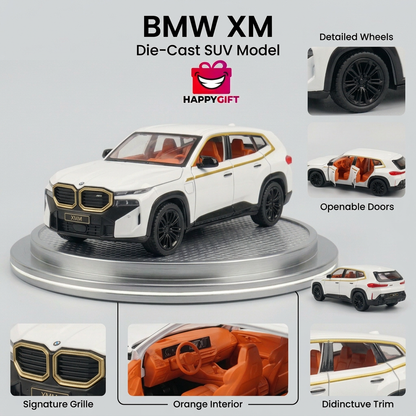 BMW XM White Die-Cast SUV Model | Happy Gift