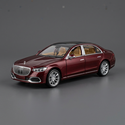 Mercedes-Benz S-Class Style Model Car – Burgundy | Happy Gift