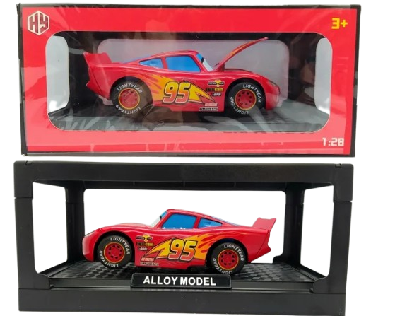 1:28 Scale Lightning McQueen Alloy Diecast Car Model