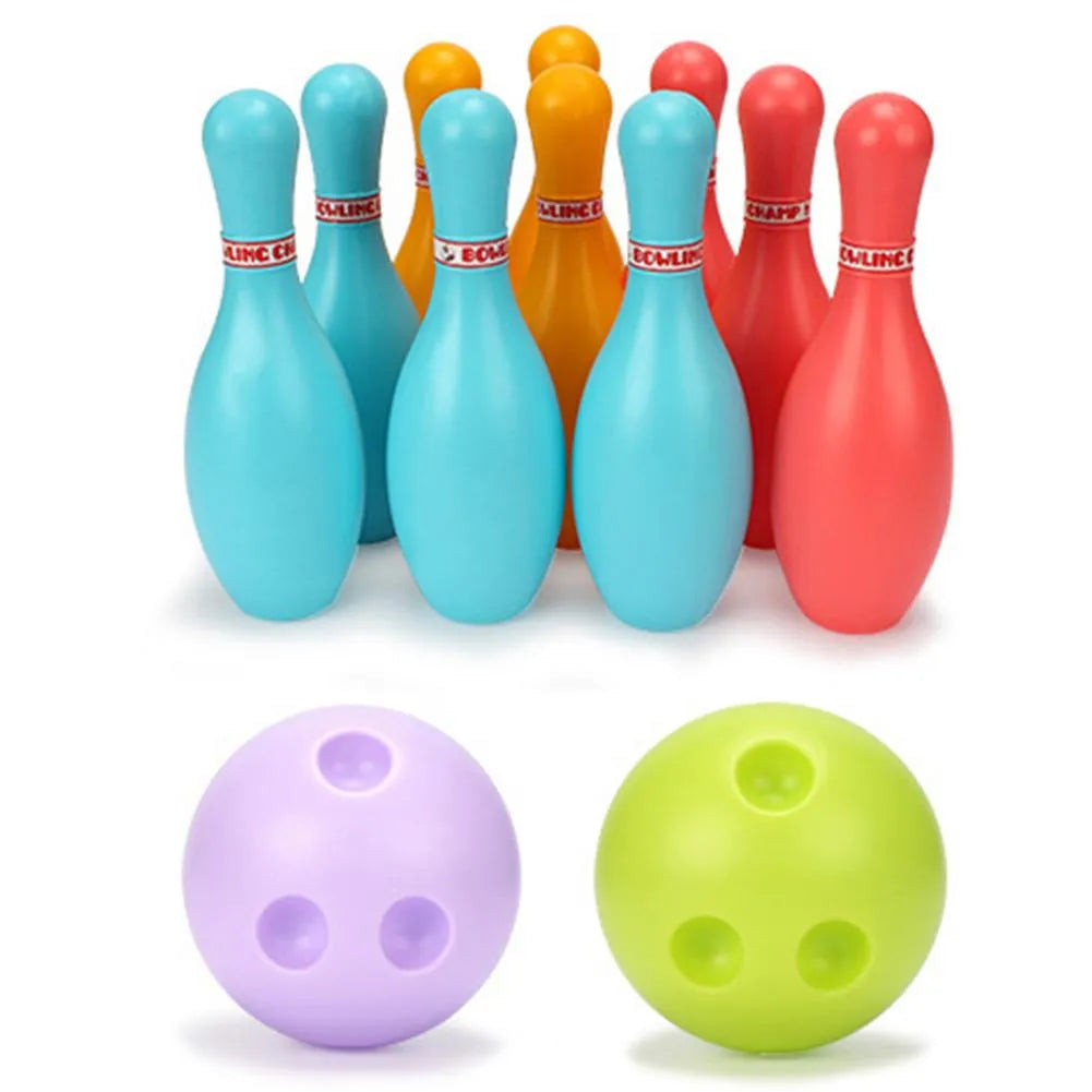 New Bowling Ball Toys Set Eco-friendly Children Indoor Sports