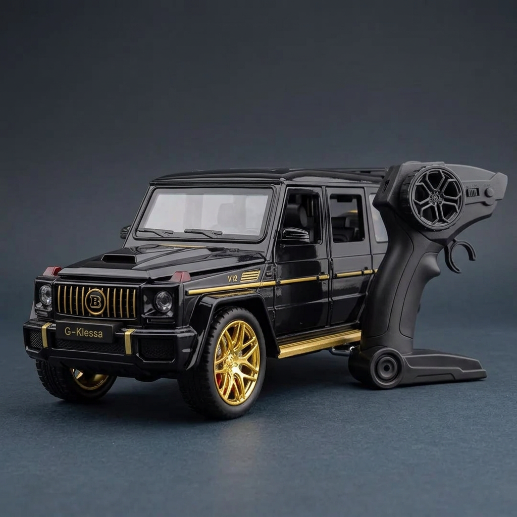 Mercedes-Benz G-Class Brabus-Style Remote Control SUV – Black & Gold | Happy Gift