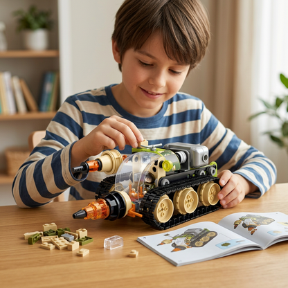 Military Vehicle Building Blocks Set | Happy Gift