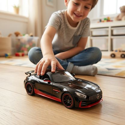 Mercedes-AMG GT Black & Red Die-Cast Model | Happy Gift