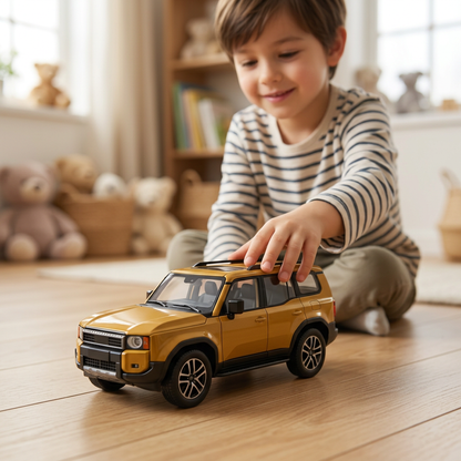 Toyota Land Cruiser Gold Die-Cast SUV Model | Happy Gift
