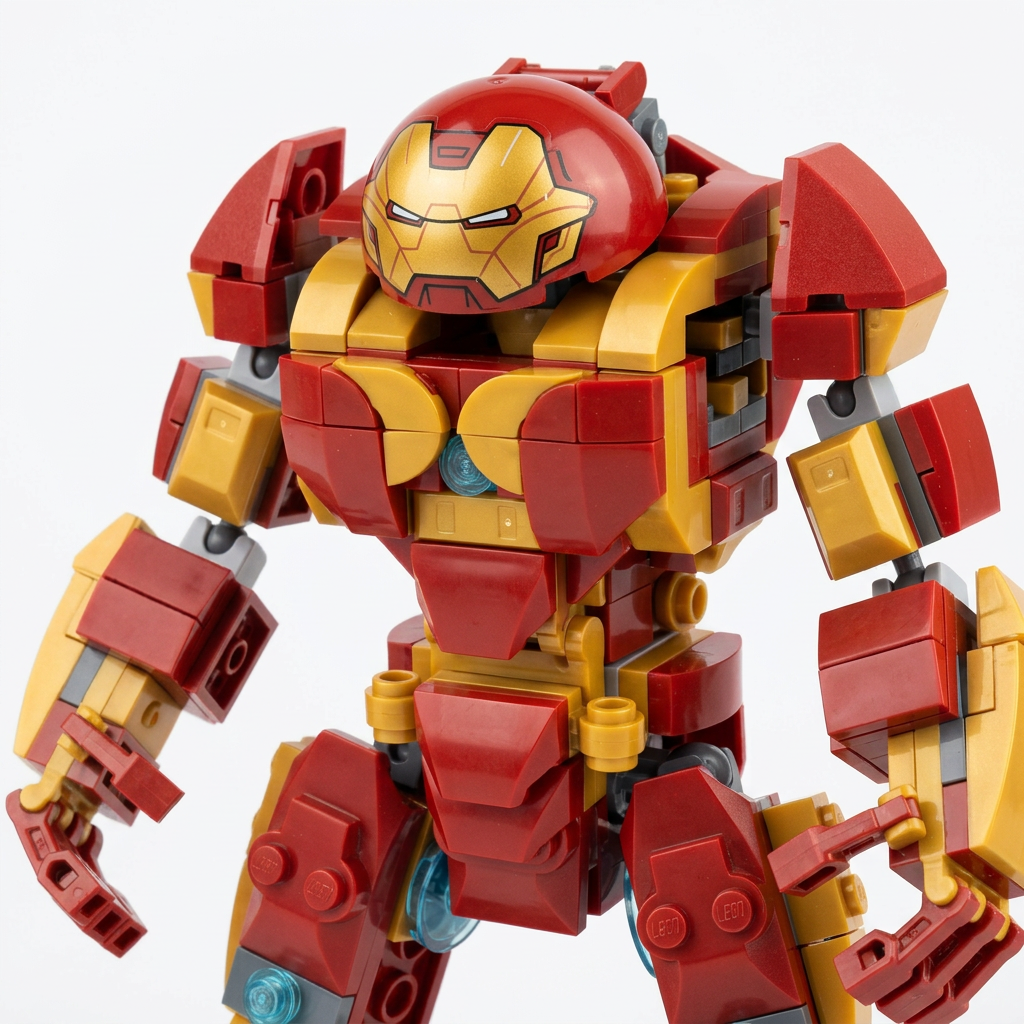 Superhero Mech Building Blocks Set, 260 Pieces | Happy Gift