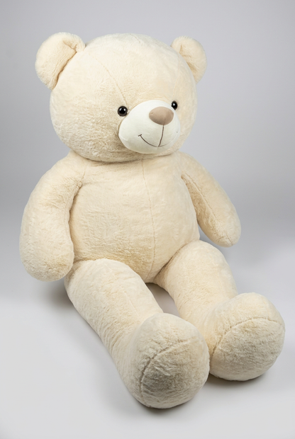 121 CM  Cream Teddy Bear – Plush Soft Toy Gift | Happy Gift