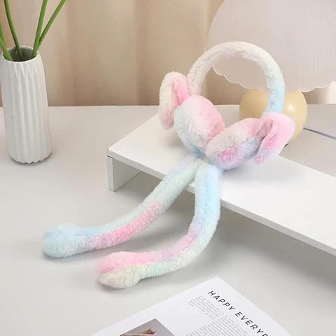 Classy Cute Jumping Rabbit Earmuffs
