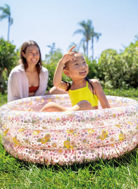 Intex Wet Set Collection Pink Cherry Pattern Inflatable Kids Pool (58" x 13")