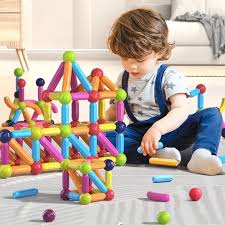 Children's Assembling Magnetic Engineering Construction