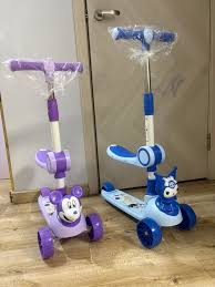 Cartoon-Themed 3-Wheel Scooters for Toddlers
