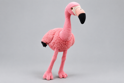 25CM Pink Flamingo Plush Toy with Long Legs – Happy Gift