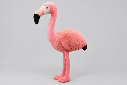 25CM Pink Flamingo Plush Toy with Long Legs – Happy Gift