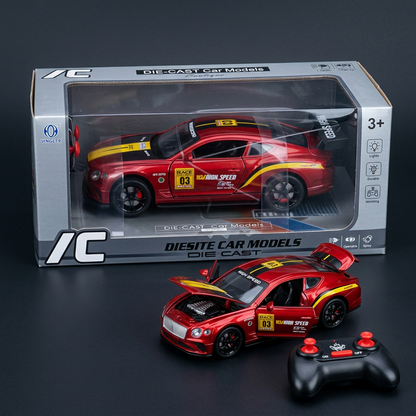 Red RC Racing Car with Lights & Opening Doors | Happy Gift