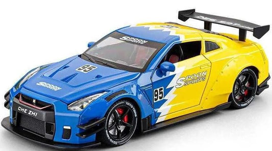 1:24 Scale Nissan GTR Spoon Sports Diecast Model Car – Alloy Racing Edition