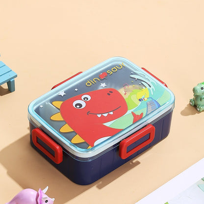 Colorful Kids Animal Lunch Box Set - Leak-Resistant & BPA Free