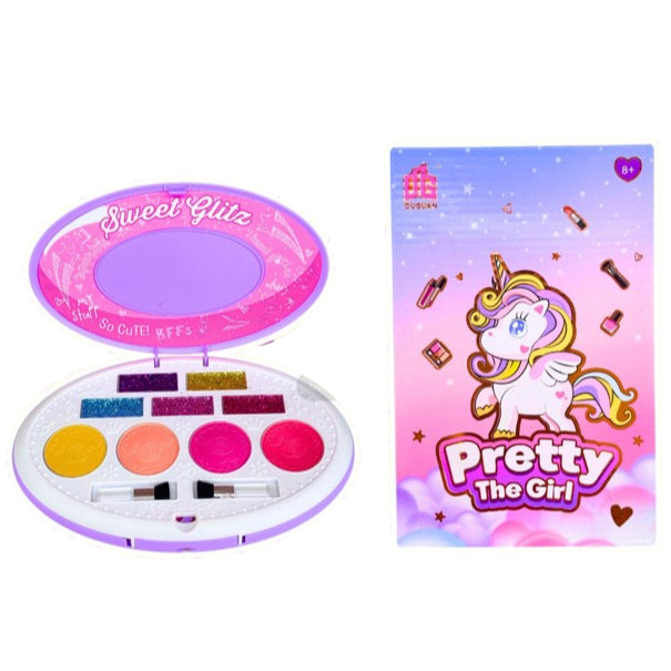 Kids Unicorn Makeup Kit for Girls - Washable Pretend Play Cosmetic Set