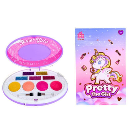 Kids Unicorn Makeup Kit for Girls - Washable Pretend Play Cosmetic Set
