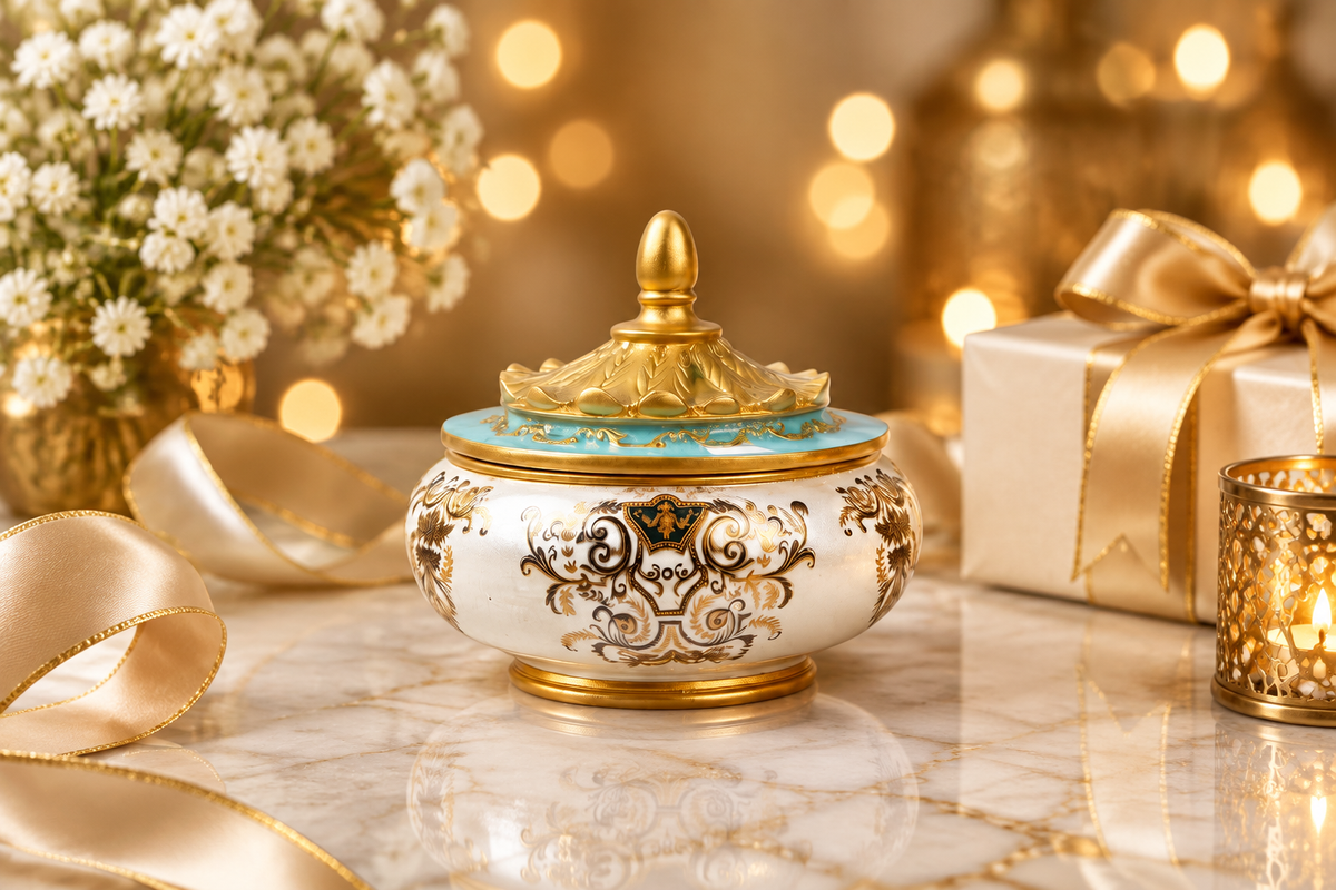Trinket box gift setting