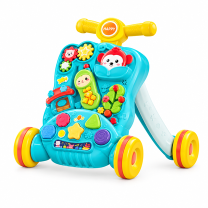 Baby puzzle walker three-quarter view