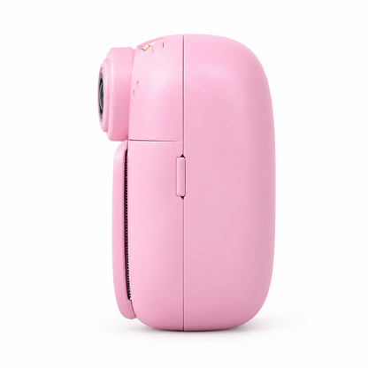Instant kids camera, side view