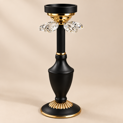 Luxury candle stand, three-quarter angle