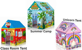 Kids Theme Playhouse Tent Set with Portable Carry Bag (Premium Role-Play Edition)