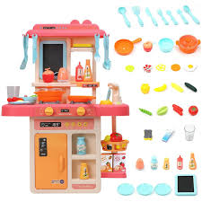 Cooking Time Deluxe Kids Kitchen Playset – 46-Piece Interactive Cooking Toy
