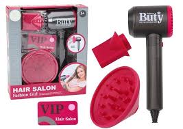 Kids Ultimate Hair Salon Stylist Set – Interactive Toy Blow Dryer & Accessories