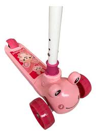 3-Wheel Frog Kick Scooter – Adjustable & Durable