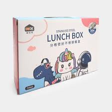Premium Stainless Steel Kids Character Lunch Box Gift Set - 700ml
