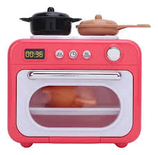 Kids Mini Pretend Play Kitchen Oven – Interactive Cooking Toy with Pots & Pans