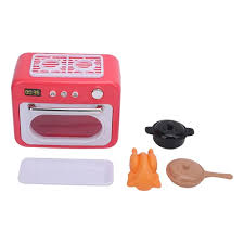 Kids Mini Pretend Play Kitchen Oven – Interactive Cooking Toy with Pots & Pans