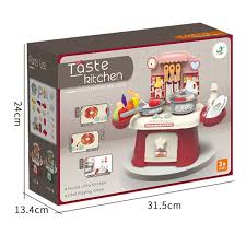 Taste Kitchen Interactive Mini Chef Playset with Safe Steam Spray & Running Water
