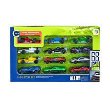 1:64 Alloy Race Car Set – 12-Pack Die-Cast Formula Style Cars