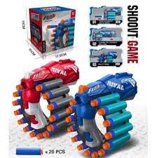 SUPER  SHOOT  MENUAL  SOFT  BULLET  GUN WITH  20 BULLET