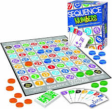 Sequence Numbers Board Game
