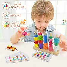 Fishing Five Sets of Pillars – Educational Stacking & Balancing Toy