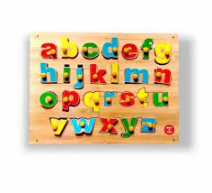 Alphabet Puzzle - English Wooden Puzzle - Colorful Puzzle