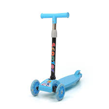 Pink Kids' Three-Wheel Scooter