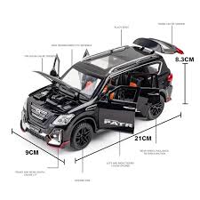Die-Cast Model Car - White Nissan Patrol SUV
