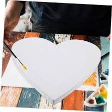 Heart-Shaped Stretched Canvas – Premium Artist Blank