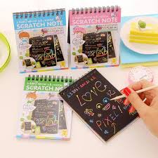 Magic Rainbow Scratch Art Notebook – Creative Doodle Pad